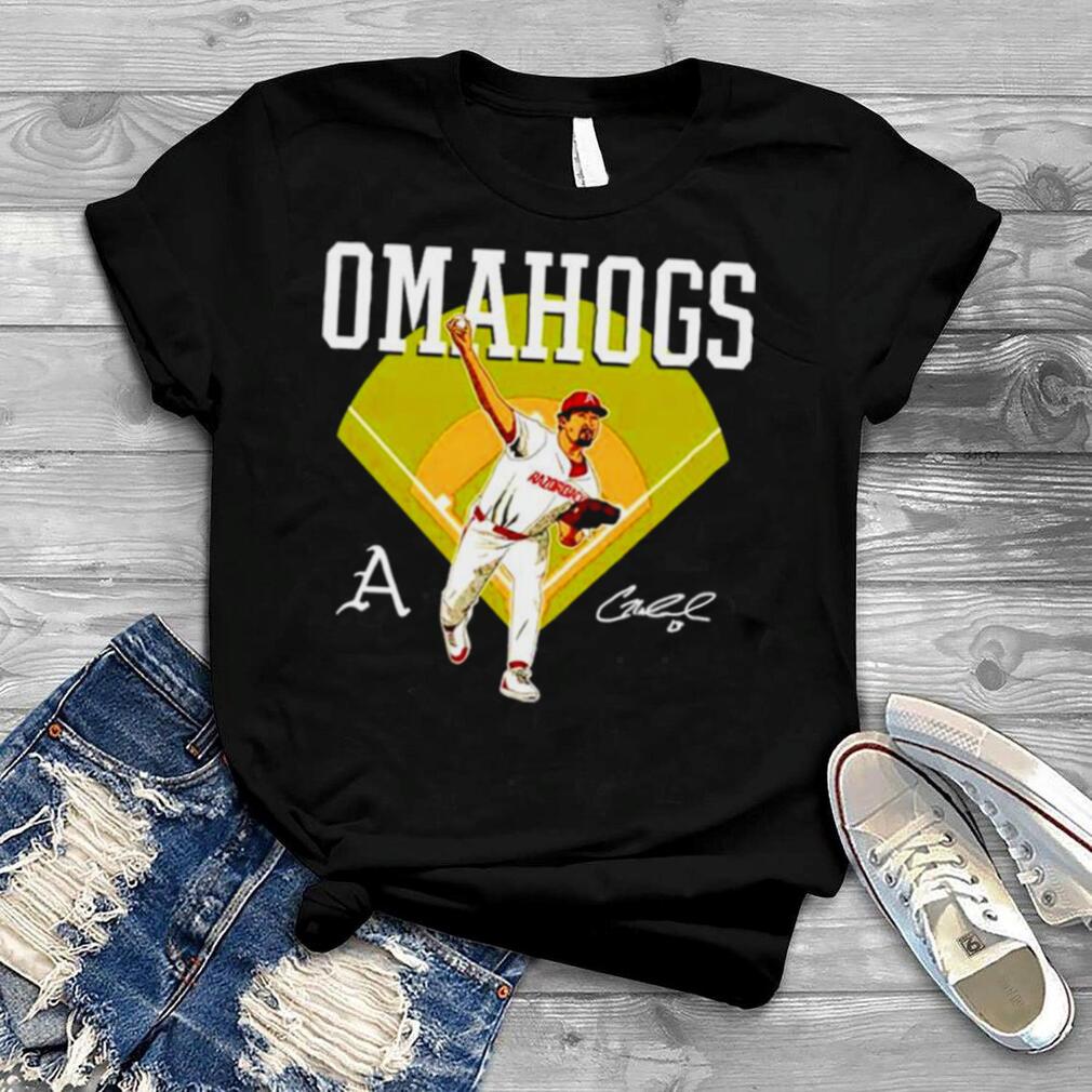 Connor Noland Arkansas Razorbacks Omahogs signature shirt