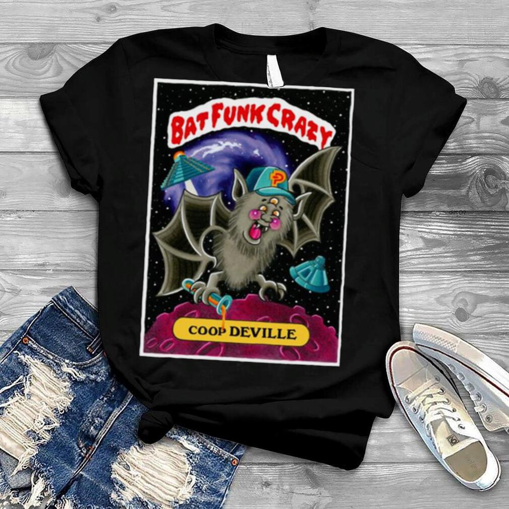 Coop Deville Bat Crazy Gpk Funkadelic Parliament Rock Band shirt