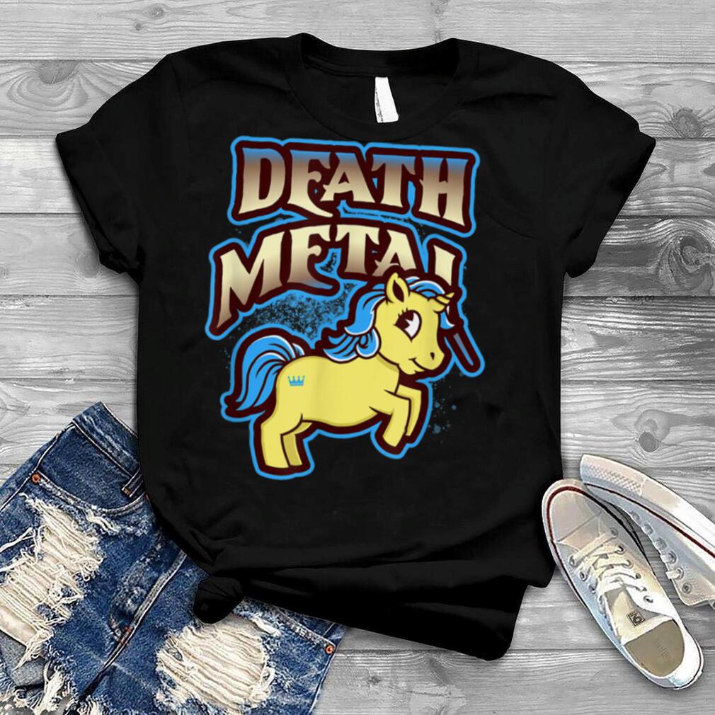 Death Metal Unicorn Cute Heavy Metal Music T Shirt
