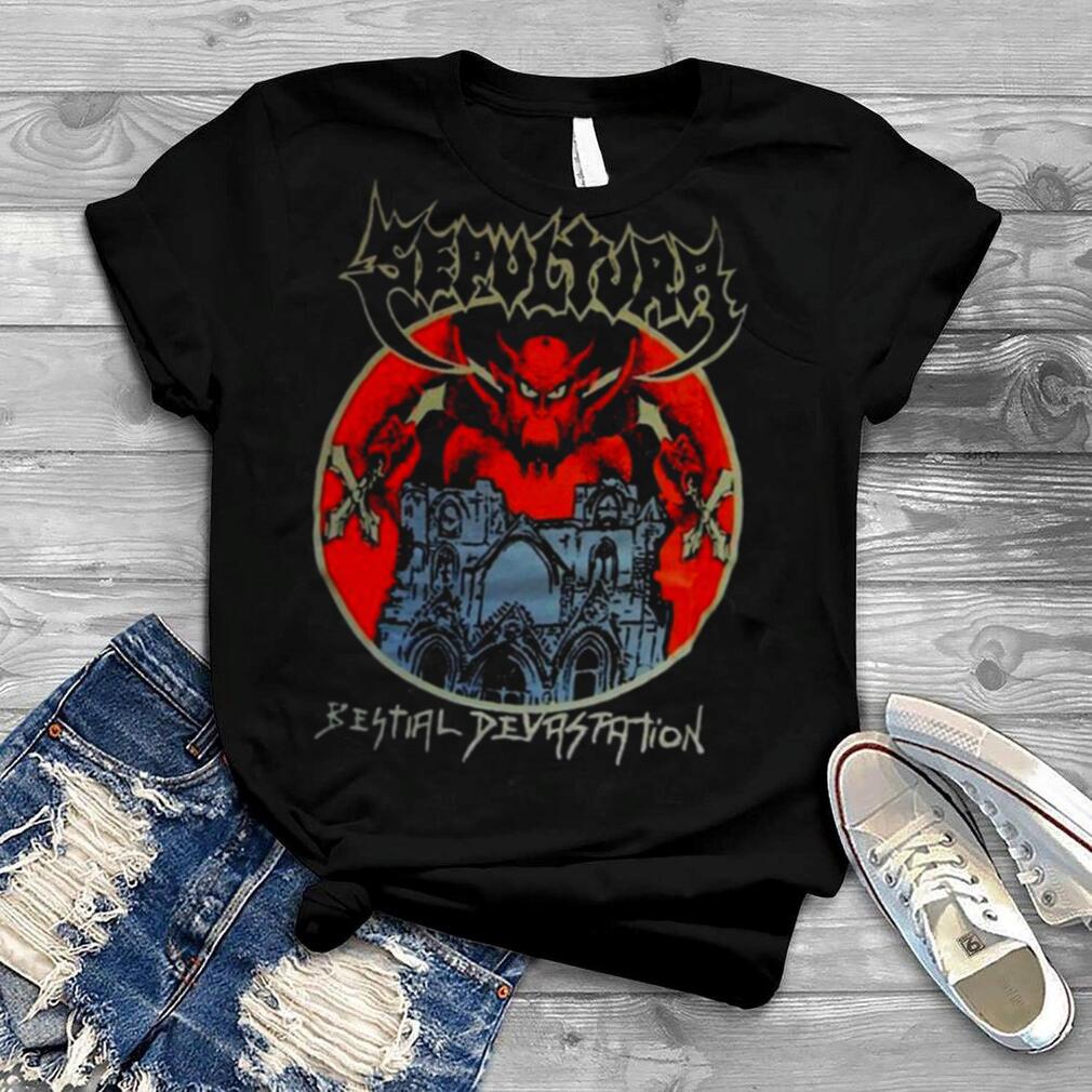 Design Sepultura Kreator Retro Rock Band shirt