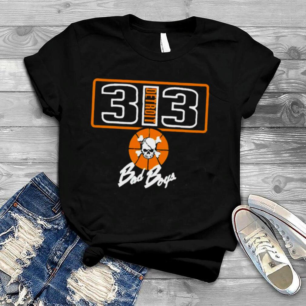 Detroit Bad Boys 313 logo T shirt