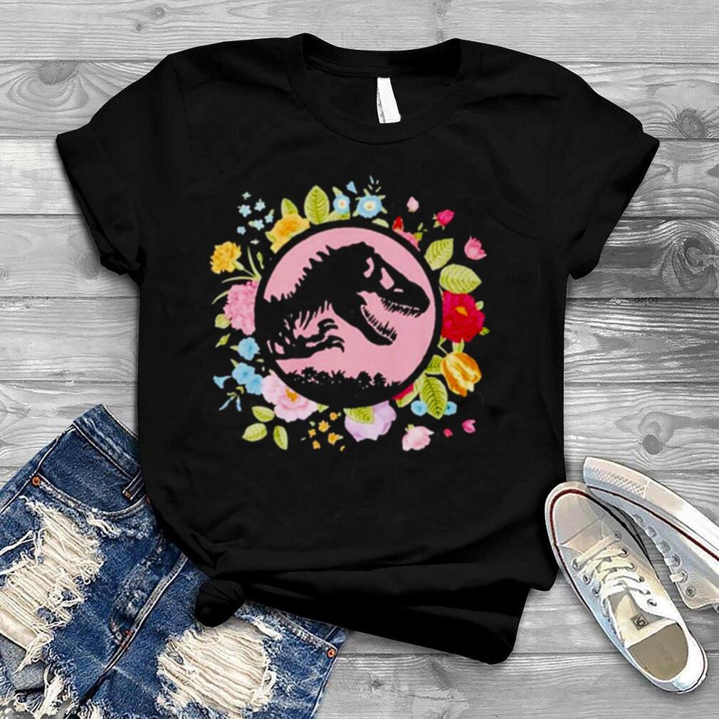 Dinosaur flower shirt