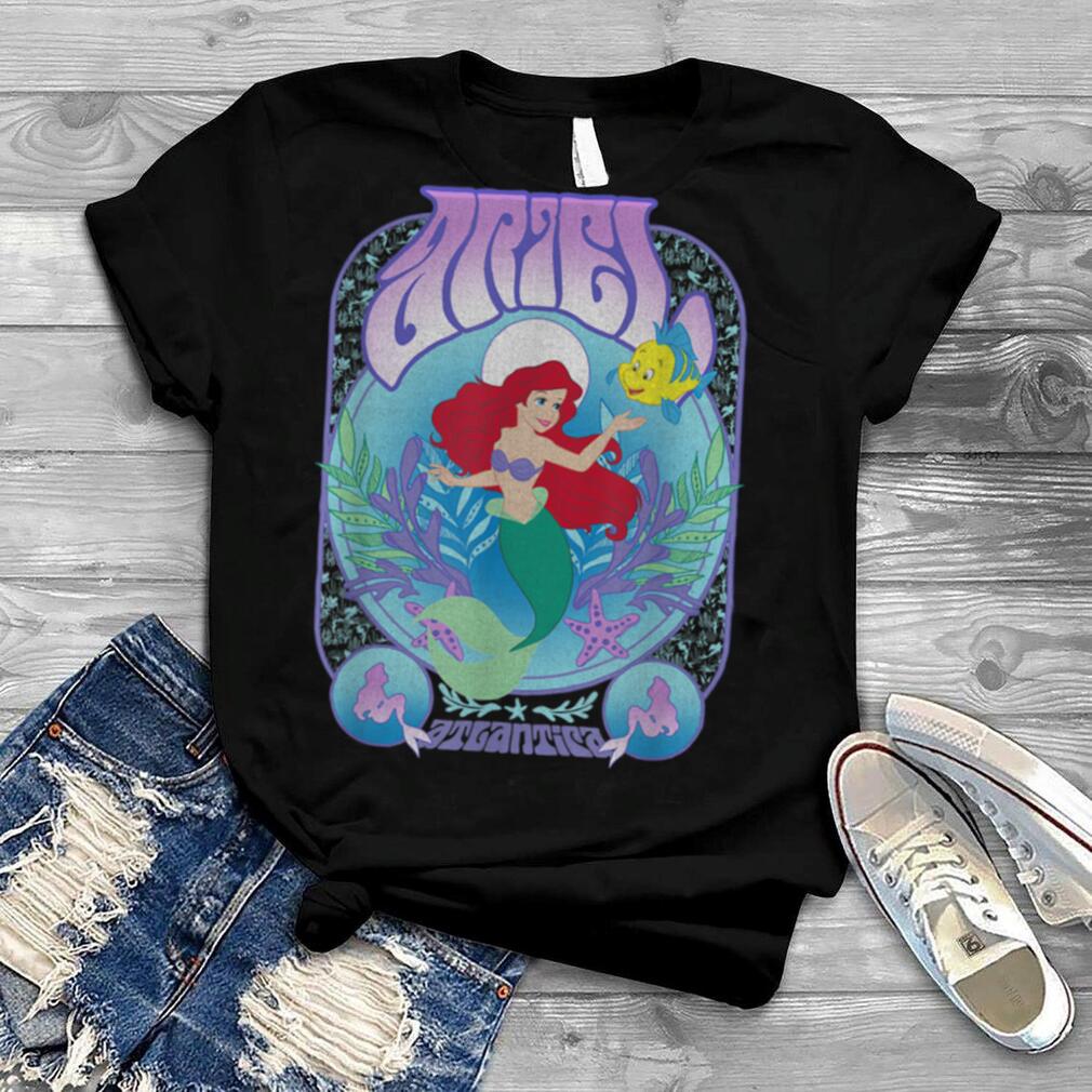Disney Little Mermaid Ariel Seventies Retro Poster T Shirt