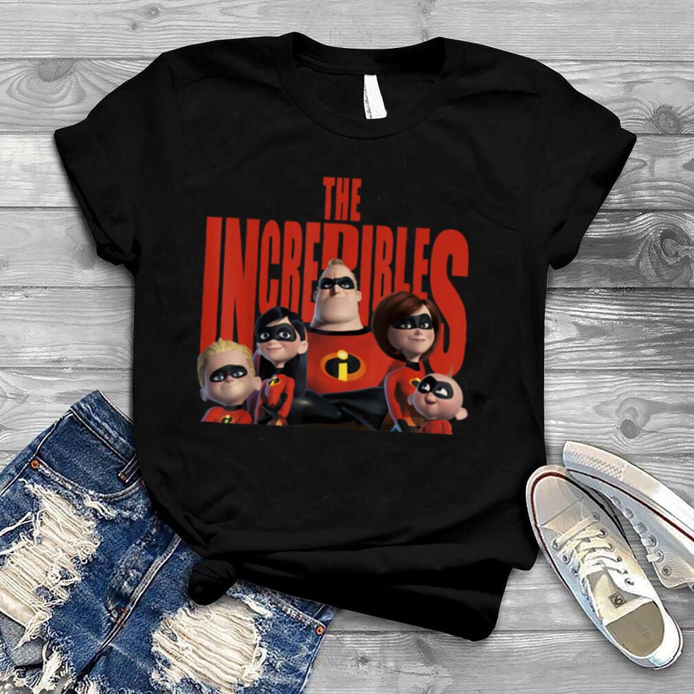 Disney Pixar The Incredibles Head To Title Graphic T Shirt
