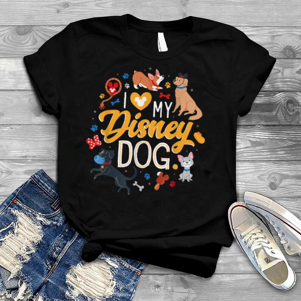 Disney Puppies I Love My Disney Dog T Shirt