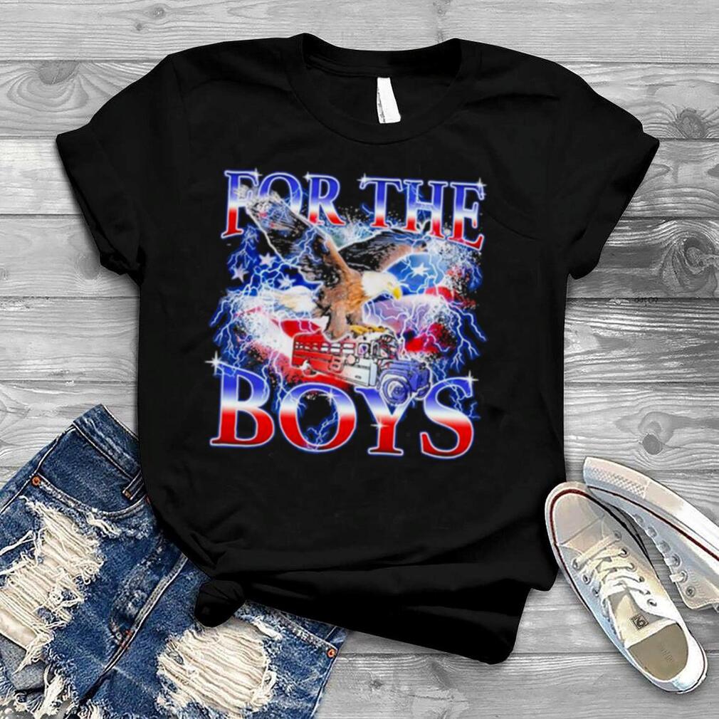 Eagle Thunder For The Boys American Flag T shirt