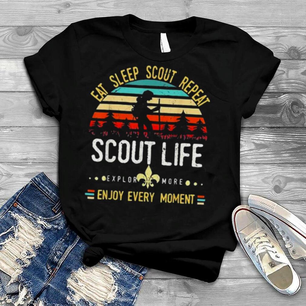 Eat Sleep Scout Repeat Vintage Scouting Scout Life Shirt