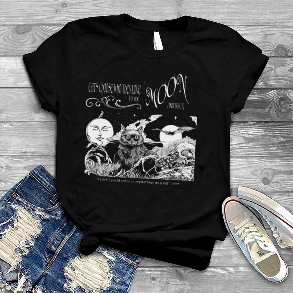 Ezekiell Crowe’s Moon And Back Black Cat Shirt