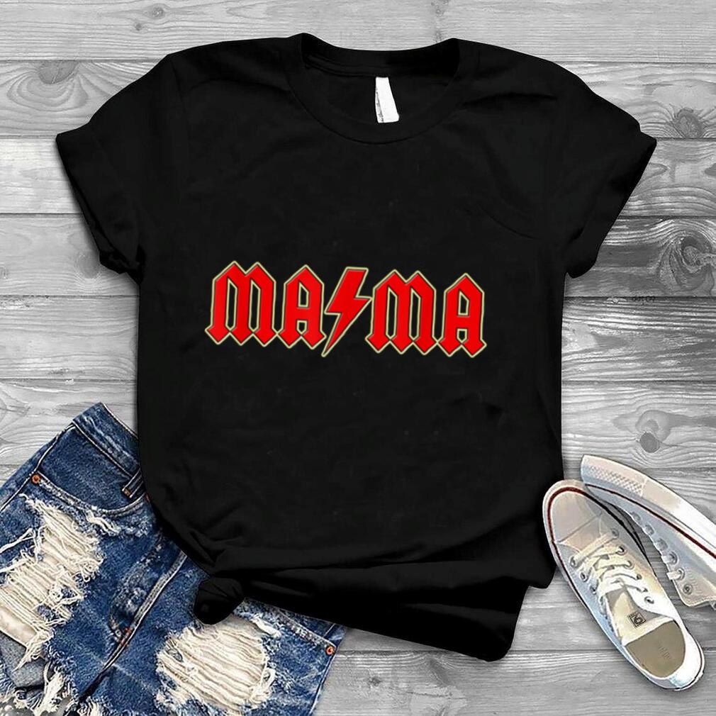 Funny Hard Rock Mom Mothers Rock Music Band Gift   MAMA T Shirt