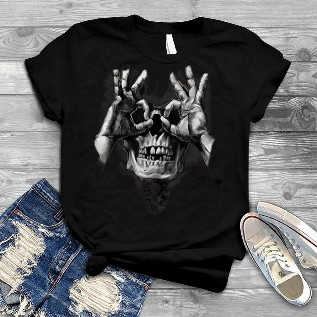 Funny Skull Lover Skull With Death Metal Skull Fan Lover T Shirt