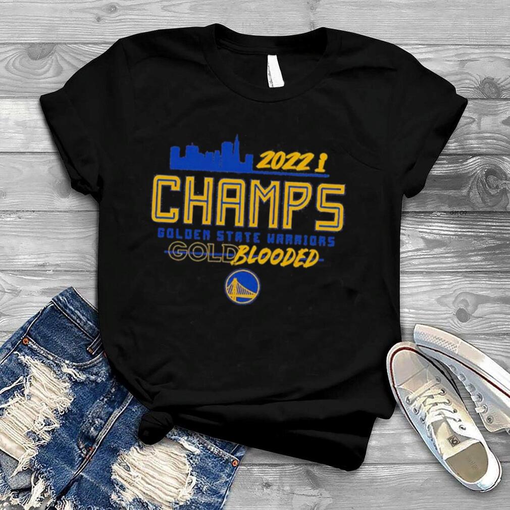 Gold Blooded Golden State Warriors 2022 NBA Finals Champions City Shirt