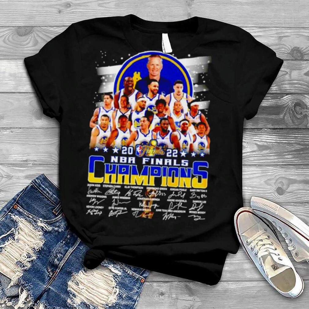 Golden State Warriors 2022 NBA Final Champions signatures shirt