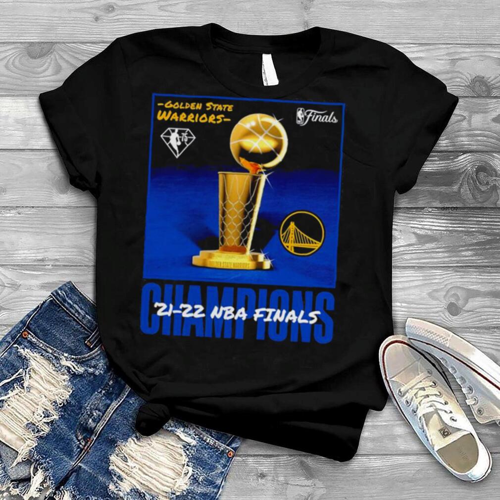 Golden State Warriors 2022 NBA Finals Champions 75th Anniversary Shirt