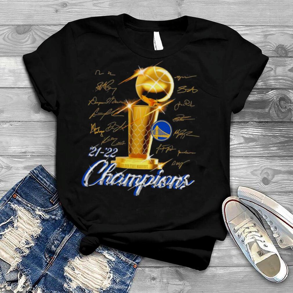 Golden State Warriors 2022 NBA Finals Champions Forward Roster Signature T Shirt