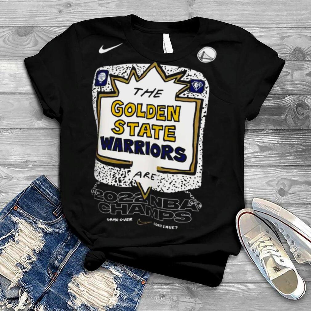 Golden State Warriors Nike 2022 NBA Finals Champions Celebration Expressive T Shirt