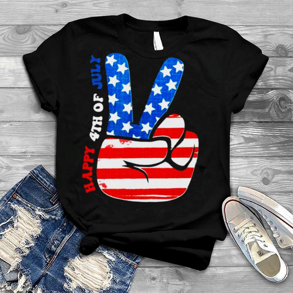 Happy 4th of July America Rockin’ Sign Celebrating Freedom T Shirt