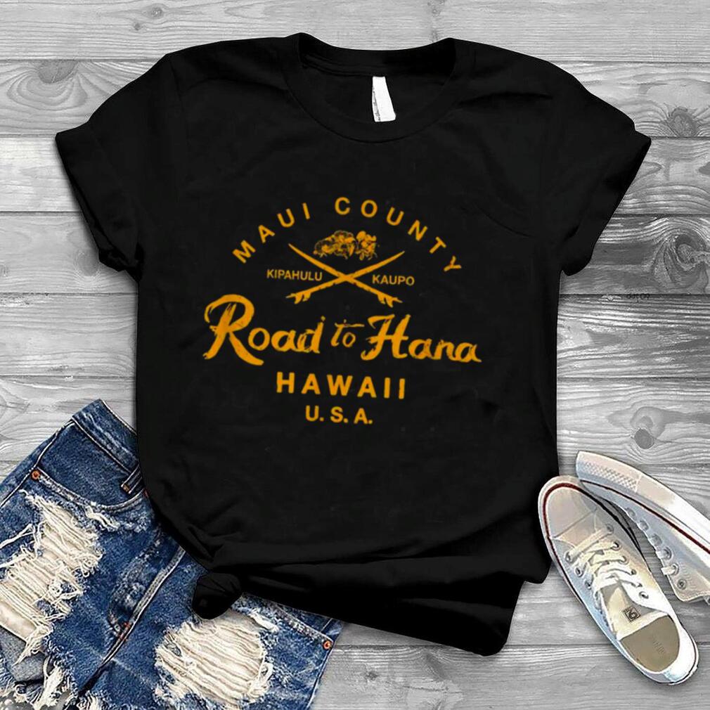 Hawaii The Road to Hana Maui Hawaiian Vintage Shirt