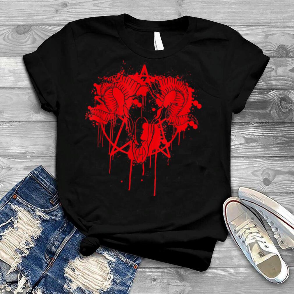 Heavy Metal Baphomet Goat Pentagram Death Metal T Shirt