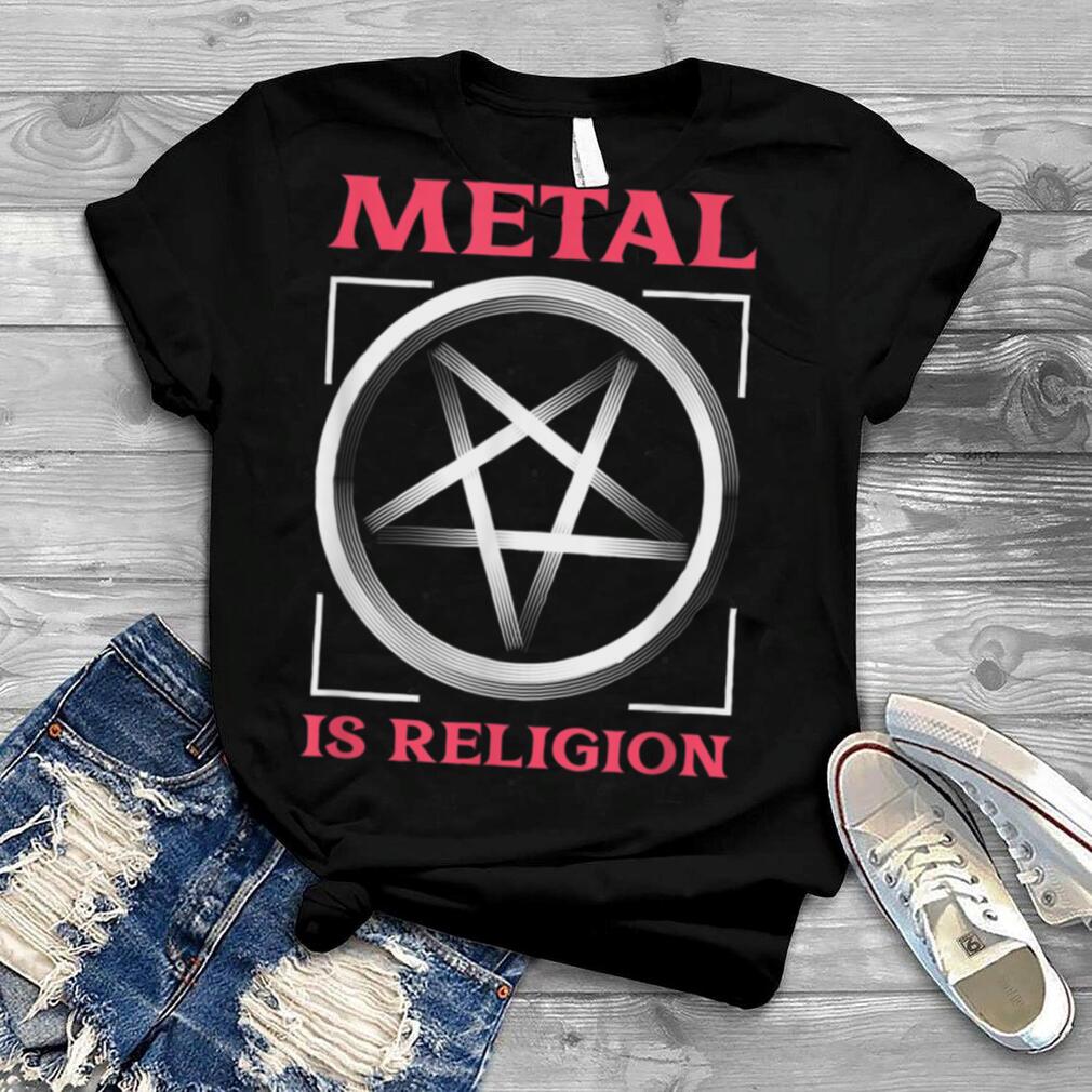 Heavy Metal Pentagram Gothic Death Metal T Shirt