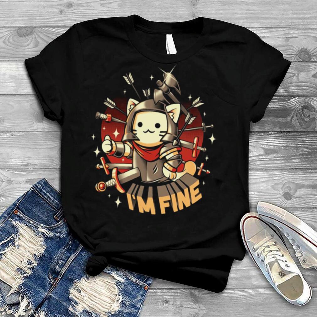 I’m Fine Cute Cat shirt