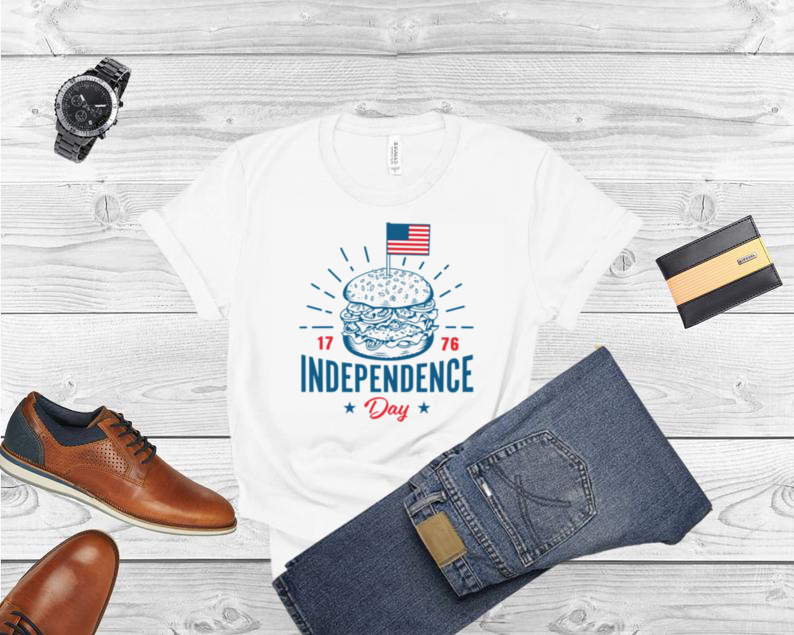 Independence Day 4th Of July USA Burger shirt