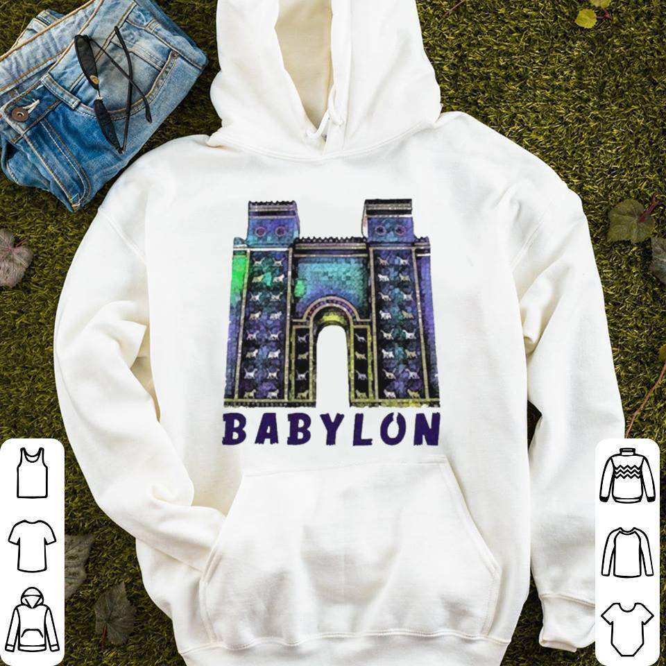 Ishtar gate in babylon fit ladies shirt