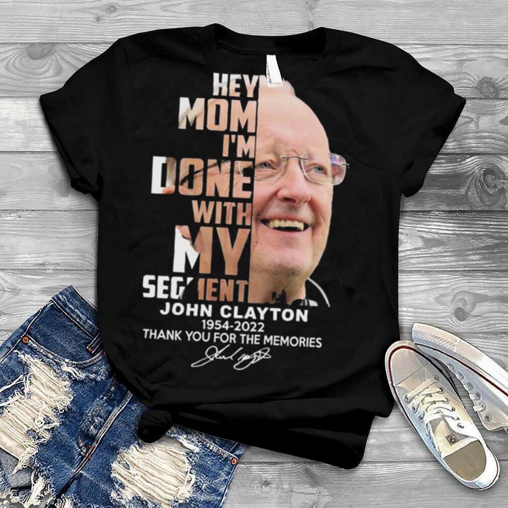 John Clayton 1954 2022 thank you for the memories signature shirt