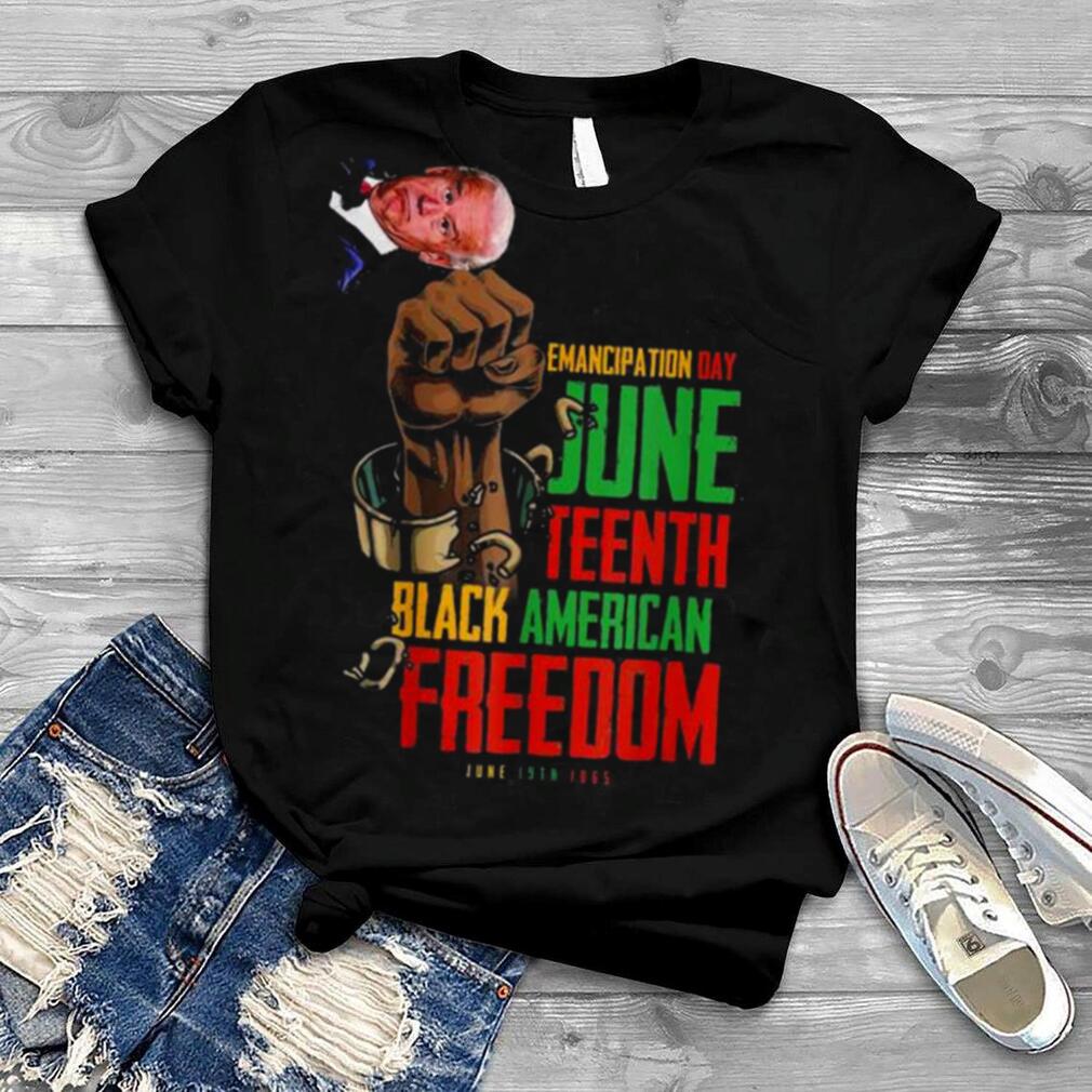 Juneteenth American Freedom Black Pride Joe Biden 4th Tee Shirt