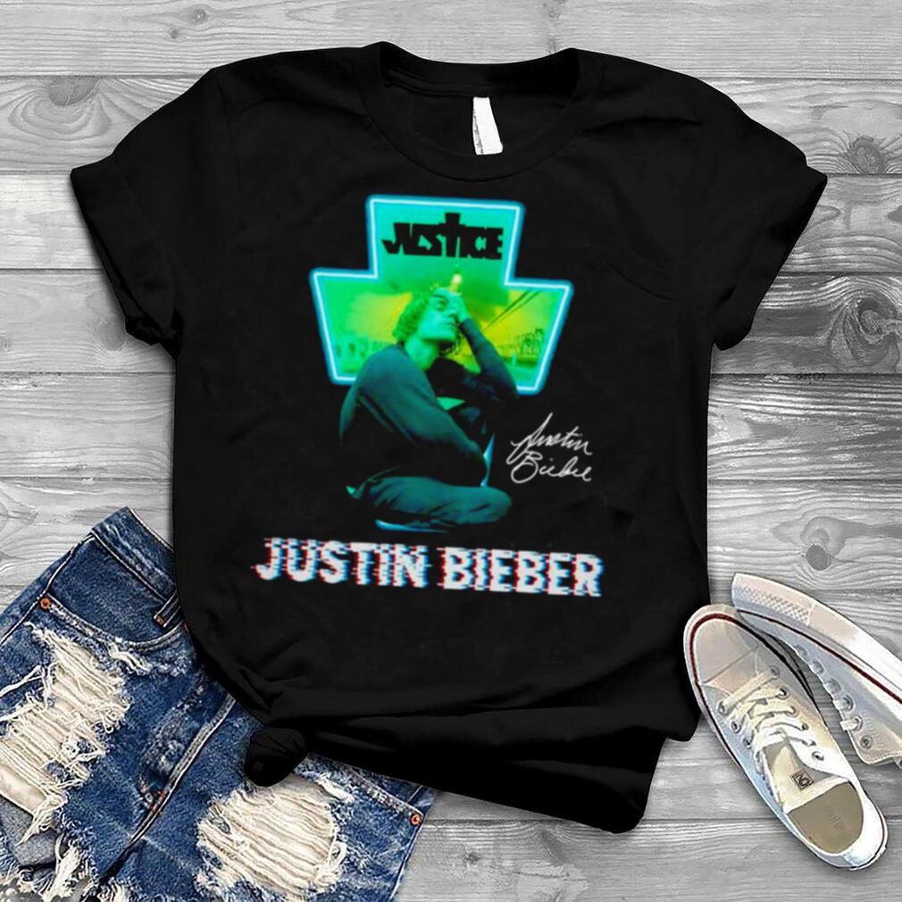 Justice Justin Bieber signature shirt