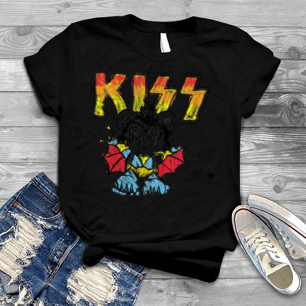 Kids KISS   In the Lines T Shirt