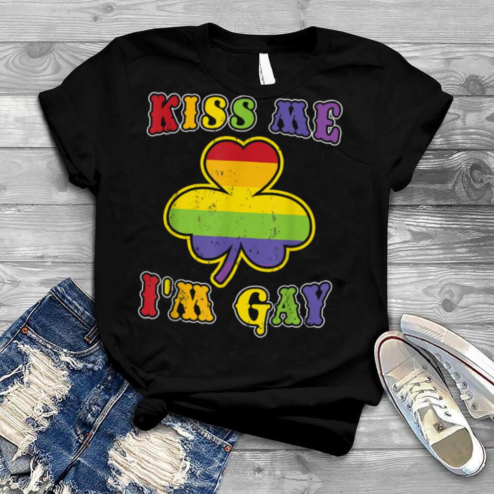 Kiss Me Im Gay St Patricks Day T Shirt