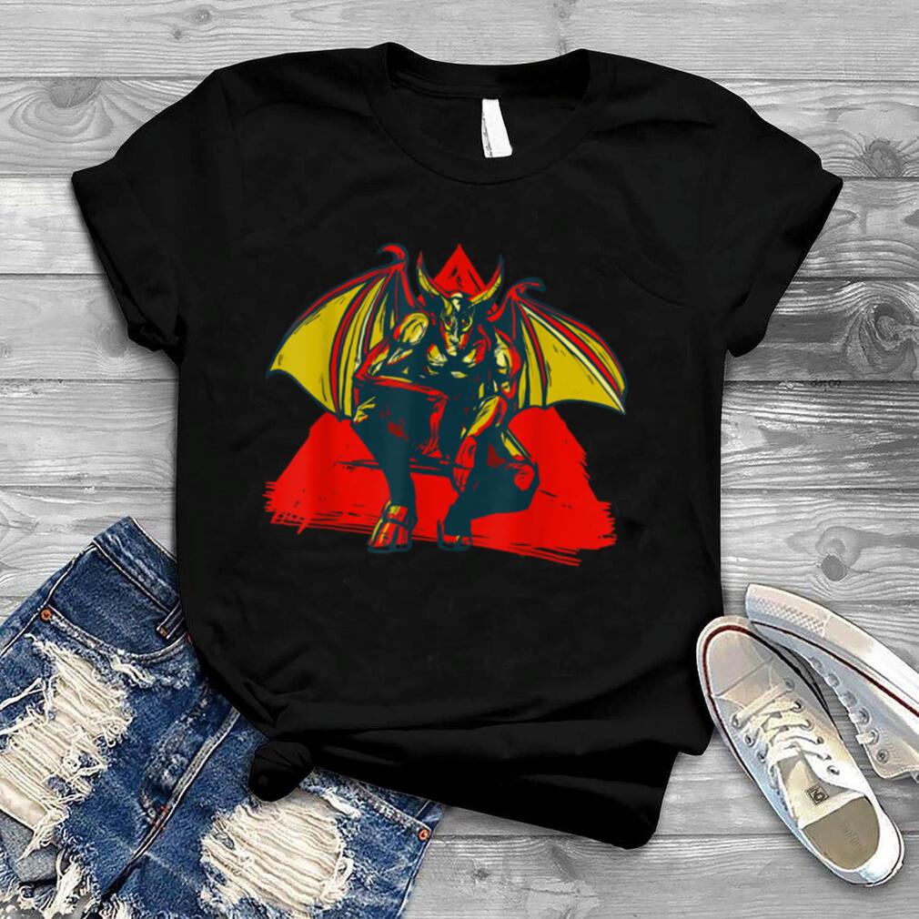 Kneeling Satan 666 Baphomet T Shirt