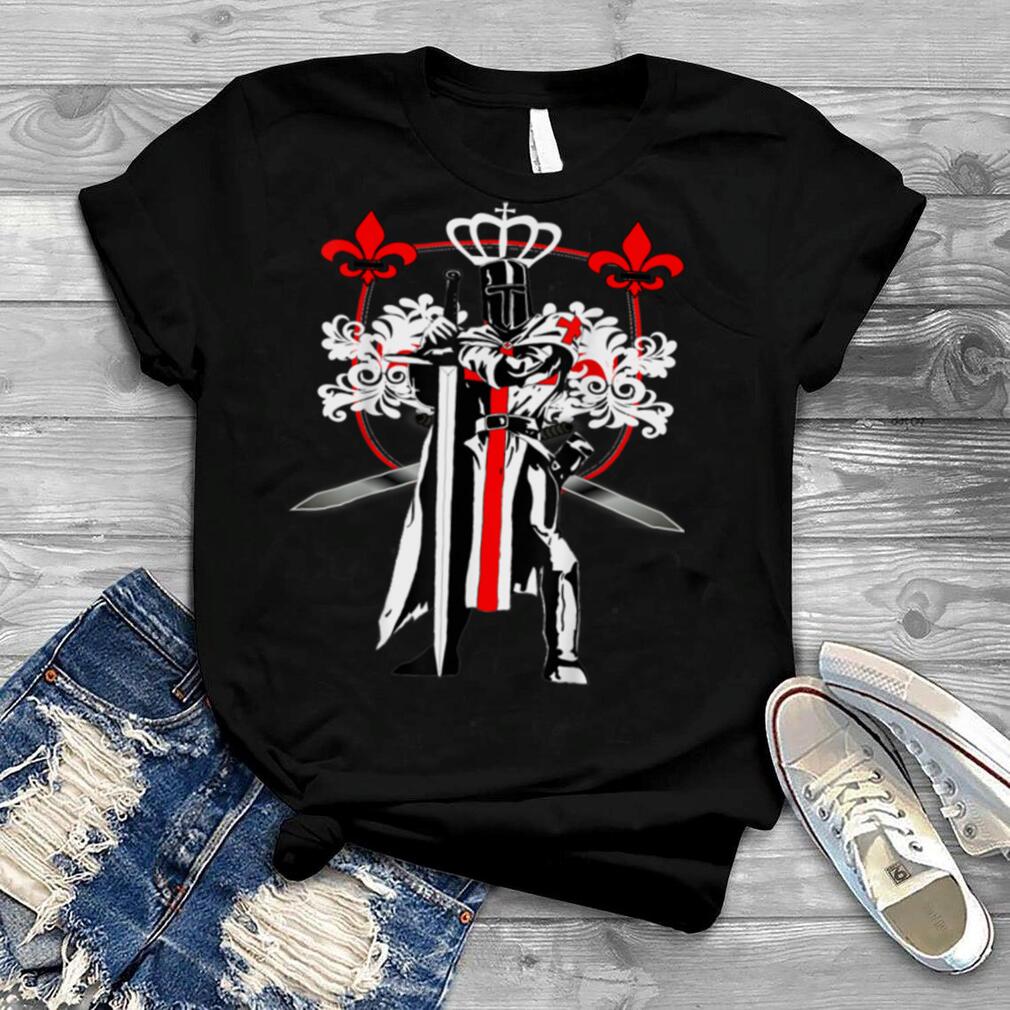 Knights Templar Cross Armor Crusader Medieval Warrior T Shirt