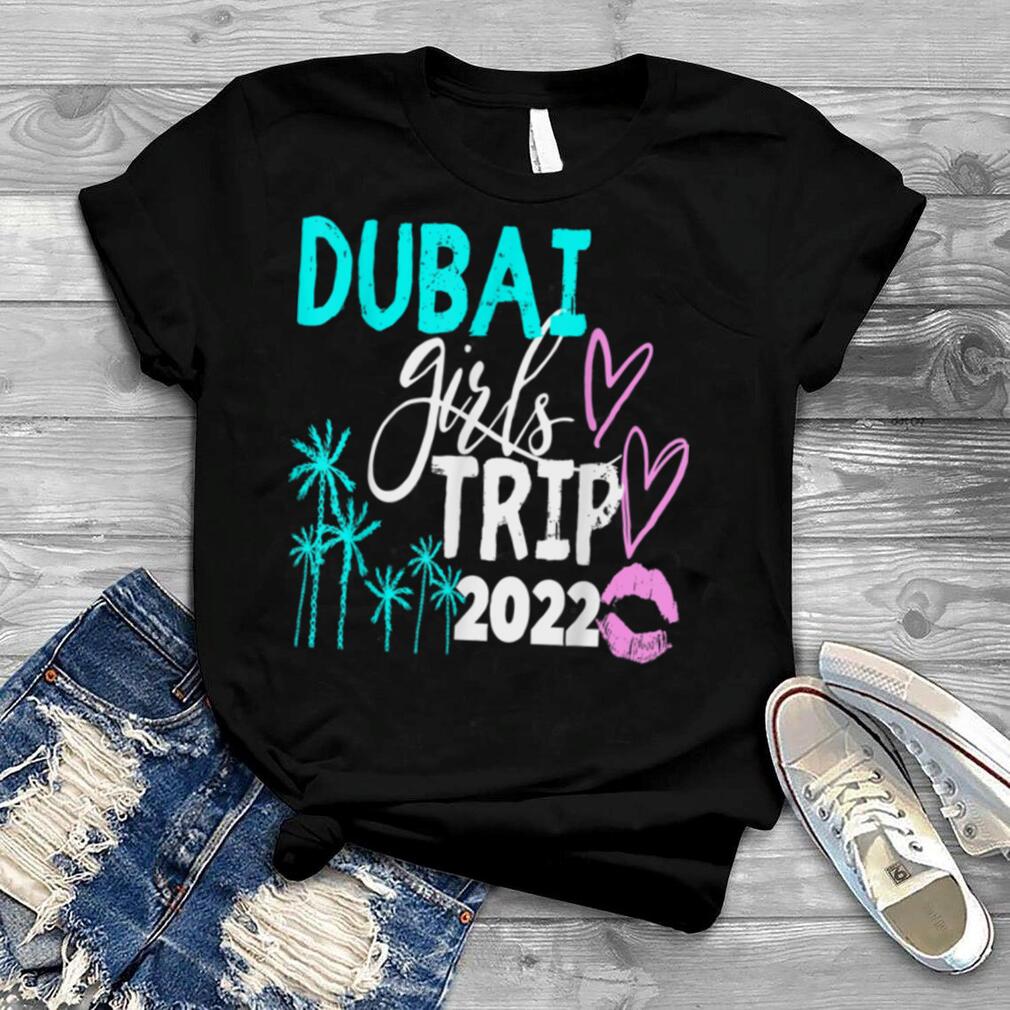 LOVE HEARTS RETRO BEACH DUBAI GIRLS TRIP 2022 T Shirt