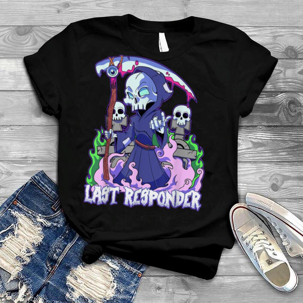 Last Responder Pastel Goth Grim Reaper Creepy Death Menhera T Shirt
