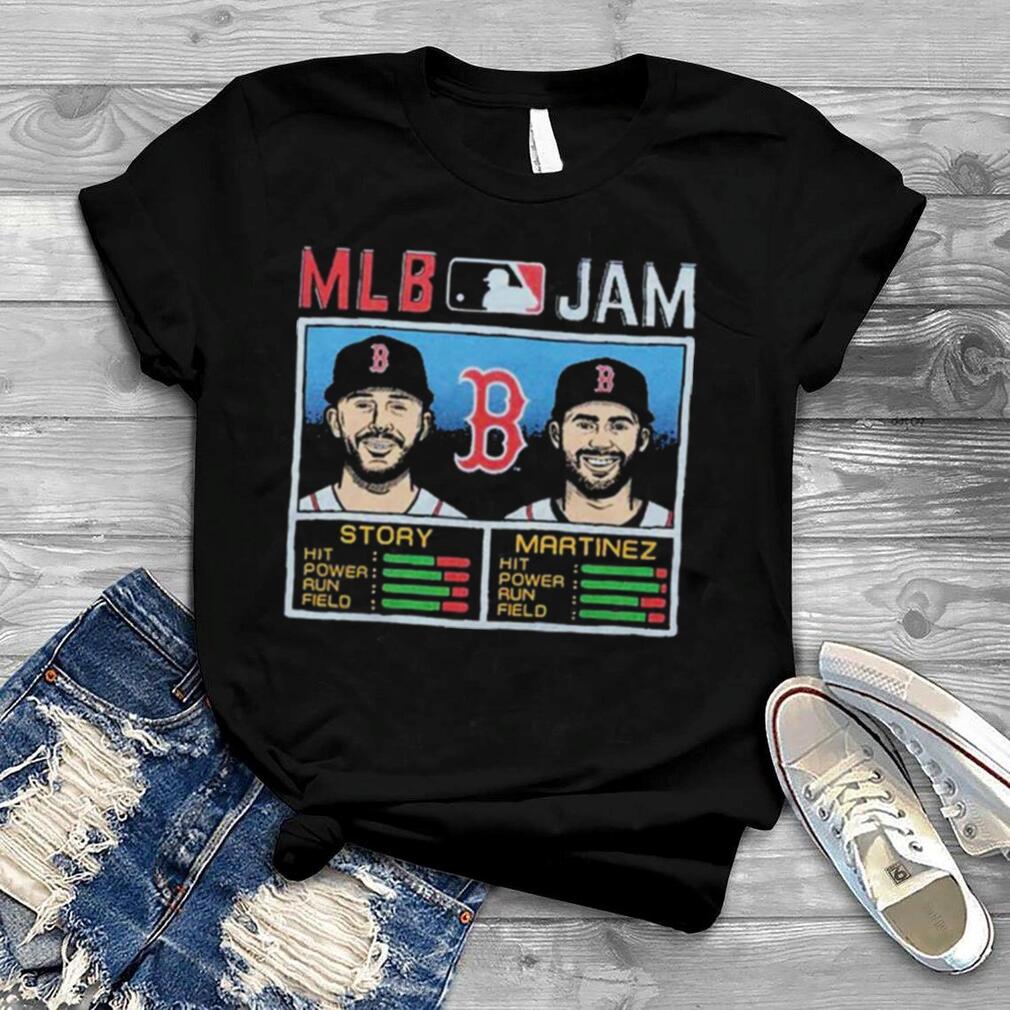 MLB Jam Boston Red Sox Story And Martinez shirt