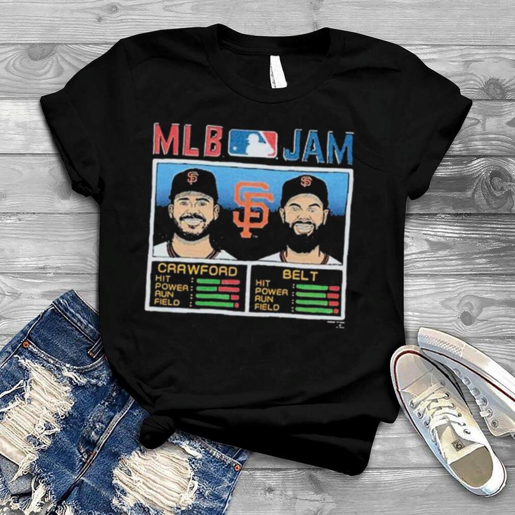 MLB Jam San Francisco Giants Crawford And Belt Shirt