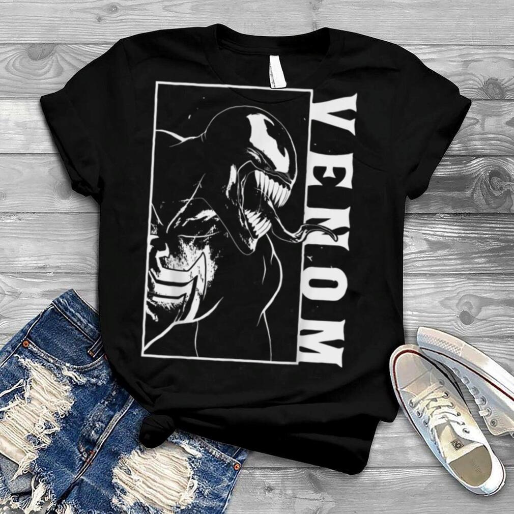Marvel Venom Side View Tongue Out Graphic T Shirt