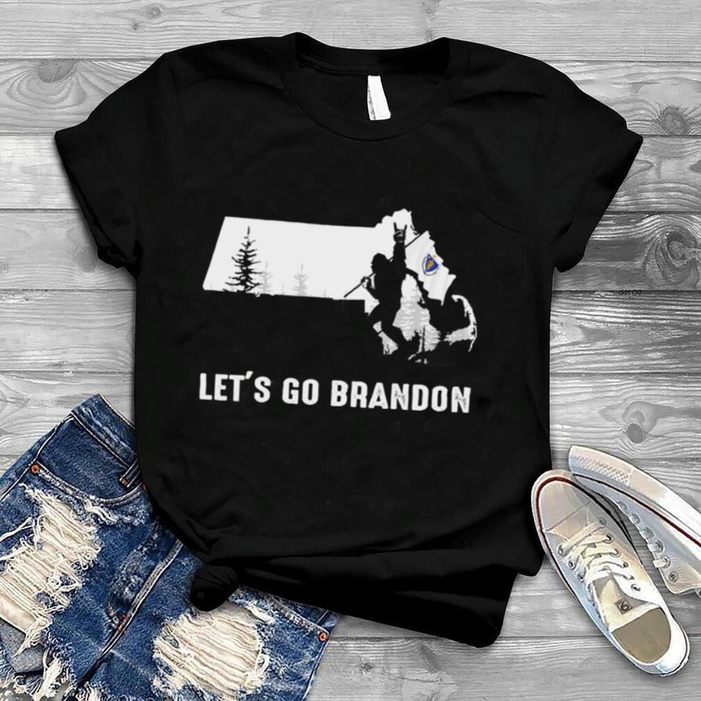 Massachusetts America Bigfoot Let’s Go Brandon Shirt