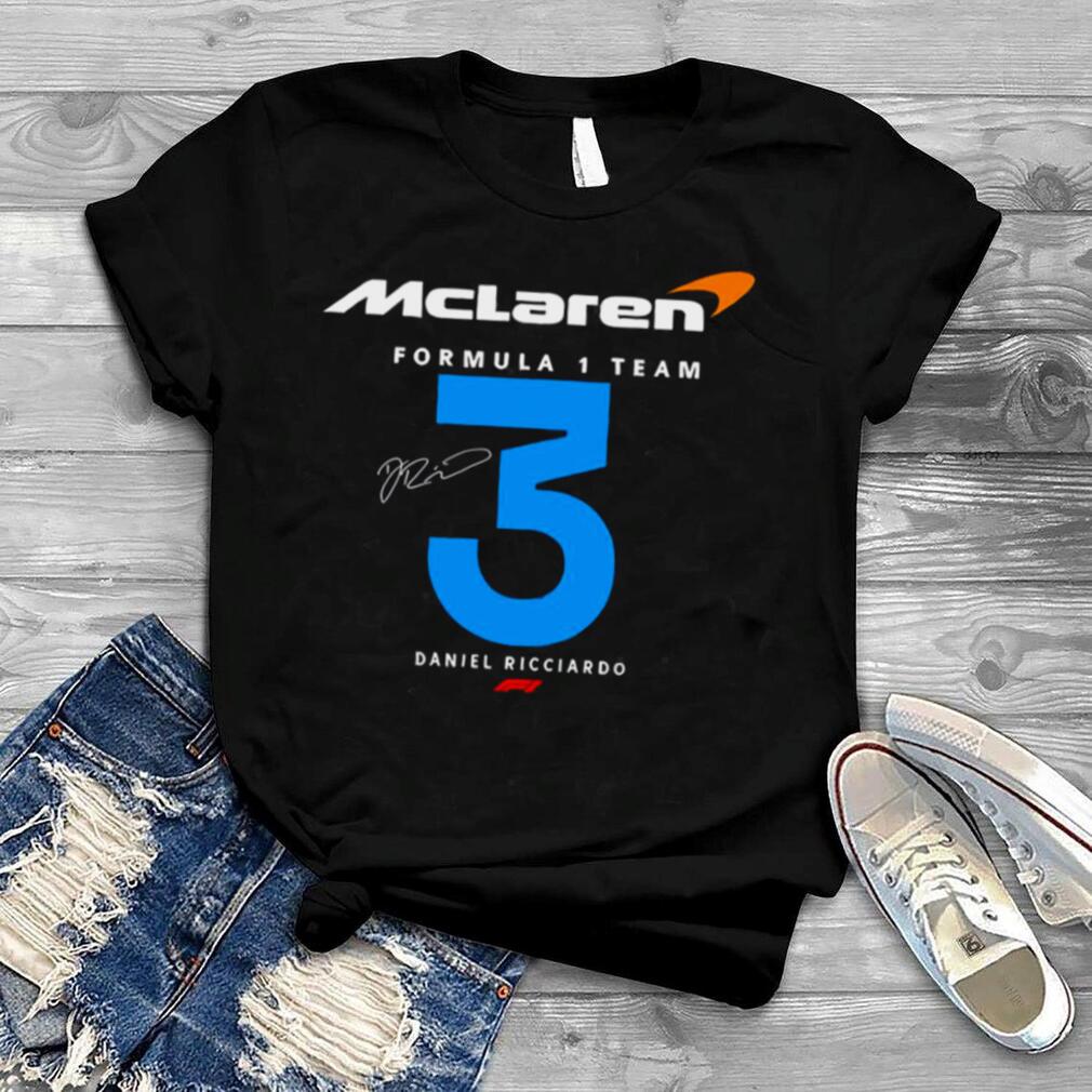 Mclaren F1 Team 2022 Daniel Ricciardo Car Racing shirt