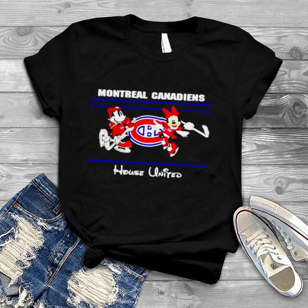 Montreal Canadiens Mickey Mouse And Minnie Mouse House United shirt