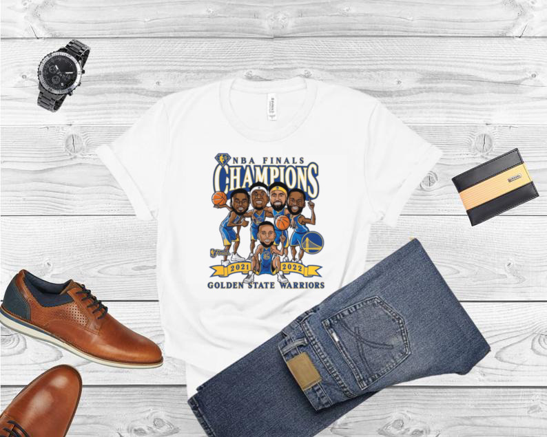 NBA Finals Champions 2021 2022 Golden State Warriors Team Caricature Shirt