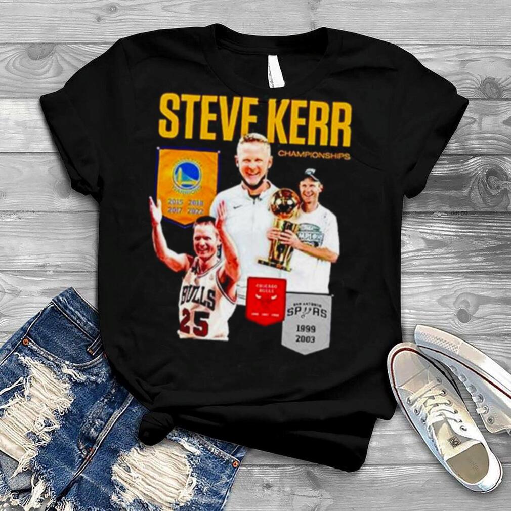 NBA finals champions NBA champions steve kerr adds title no 9 to his collection shirt