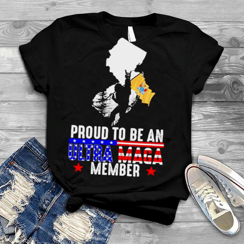 New Jersey America Bigfoot Proud To Be An Ultra Maga Member Shirt