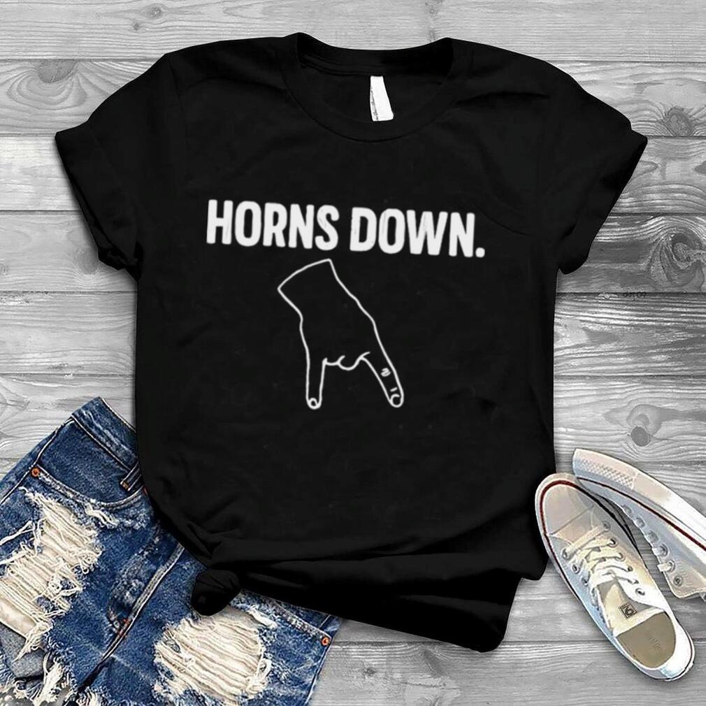 Oklahoma OU Horns Down Shirt