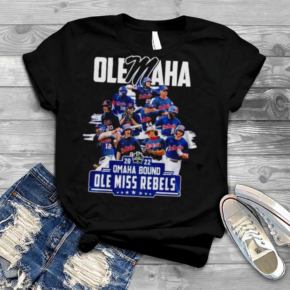 Olemaha 2022 Omaha Bound Ole Miss Rebels Baseball Shirt