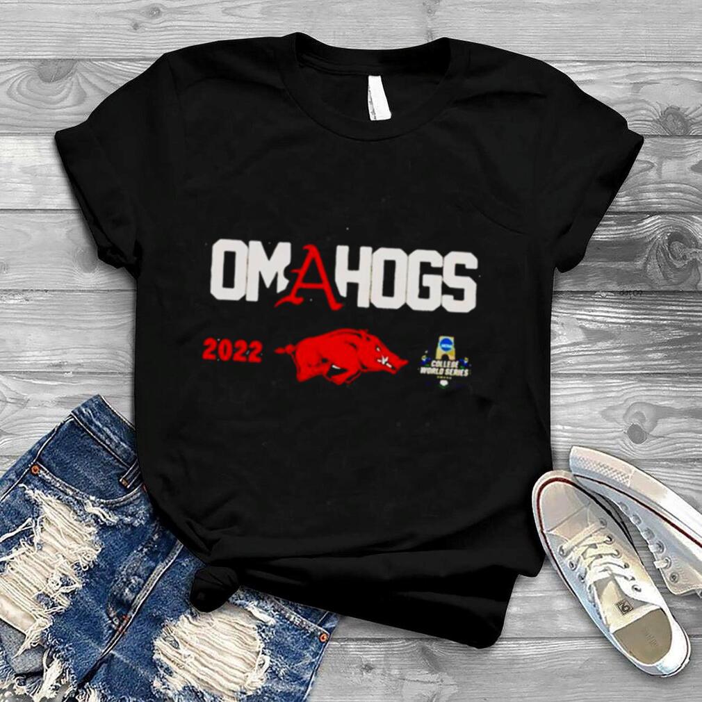 Omahogs CWS NCAA 2022 Arkansas Razorbacks Baseball shirt