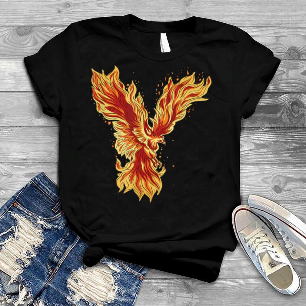 Phoenix Ashes Rejuvenation Rising Born Again Mythical Bird T Shirt