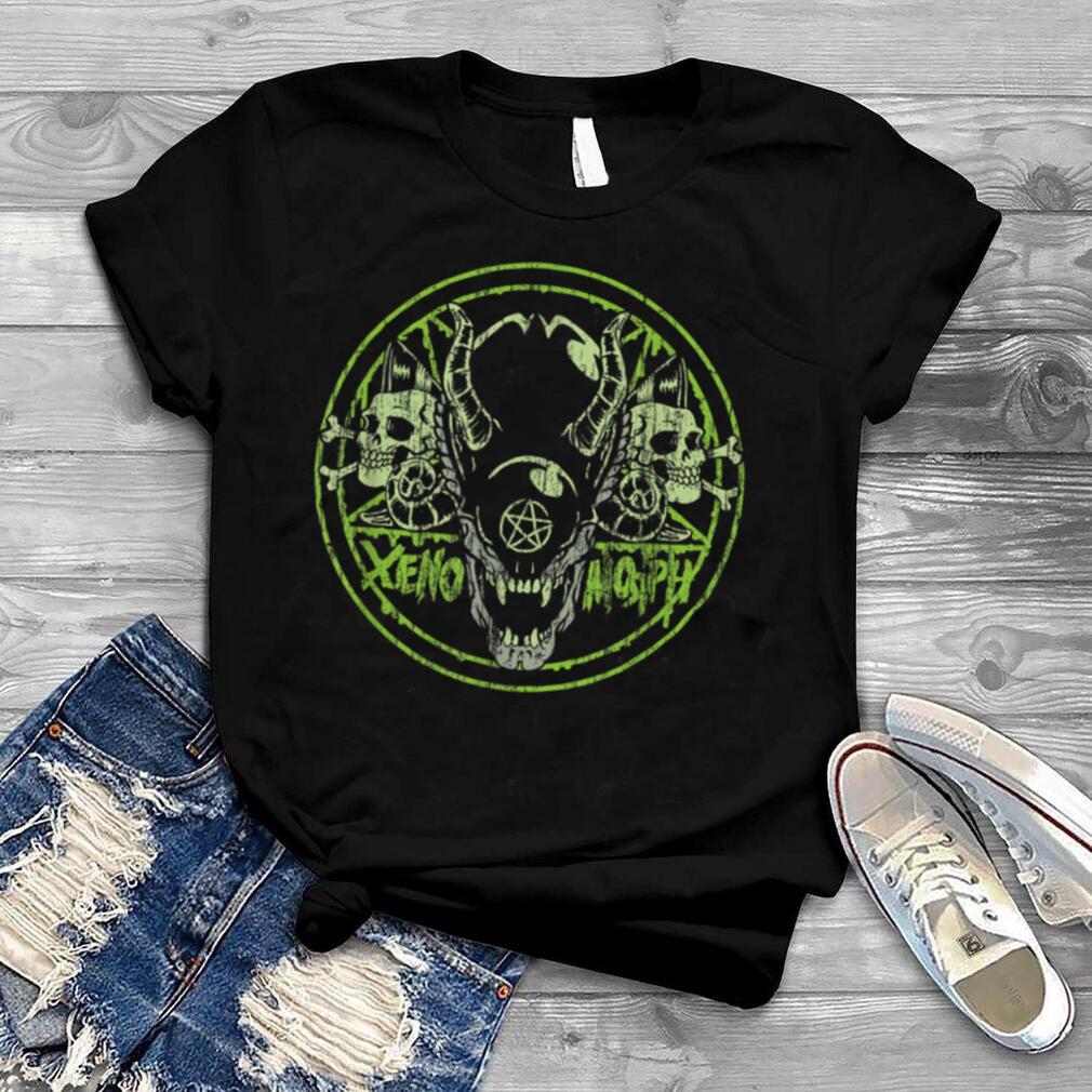 Psychobilly Horror Punk Rock T Shirt (HR) Xenomorph Baphomet
