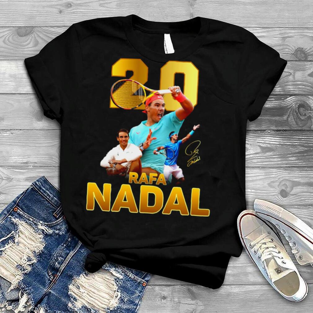 Rafa Nadal 20 Grand Slam Champion shirt